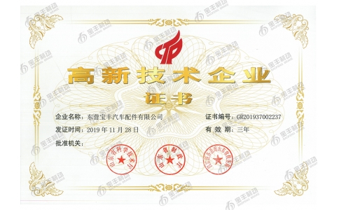 重點(diǎn)高新技術(shù)企業(yè)